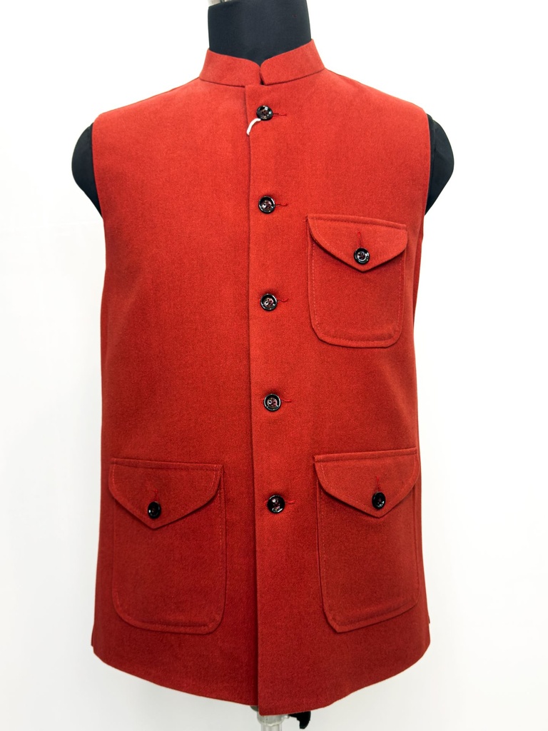 [POLOSS] Nehru Jacket (Red)